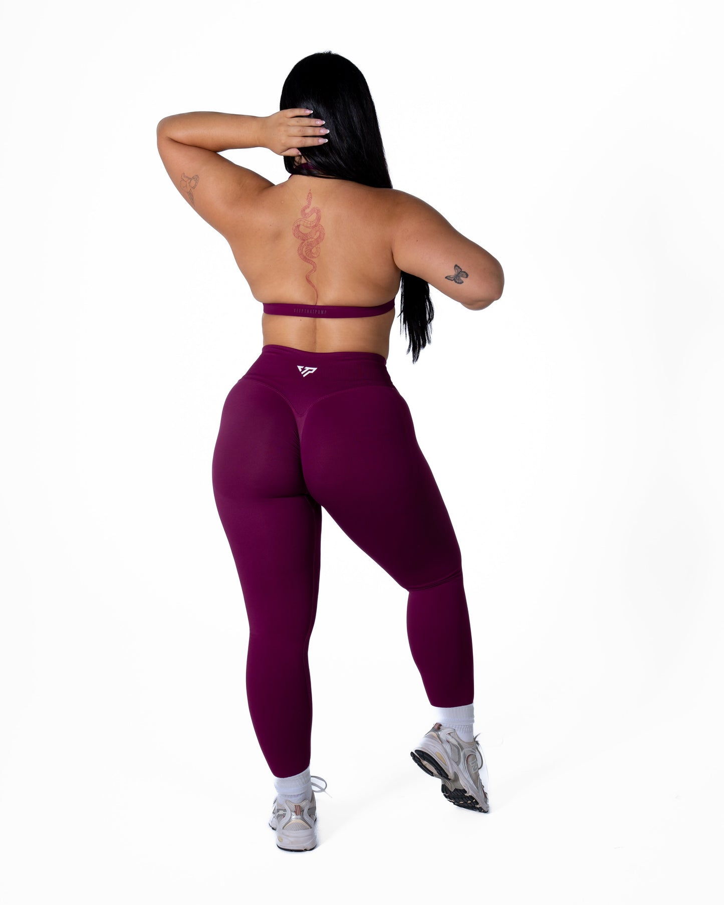 CORE V-WAIST LEGGING - BERRY