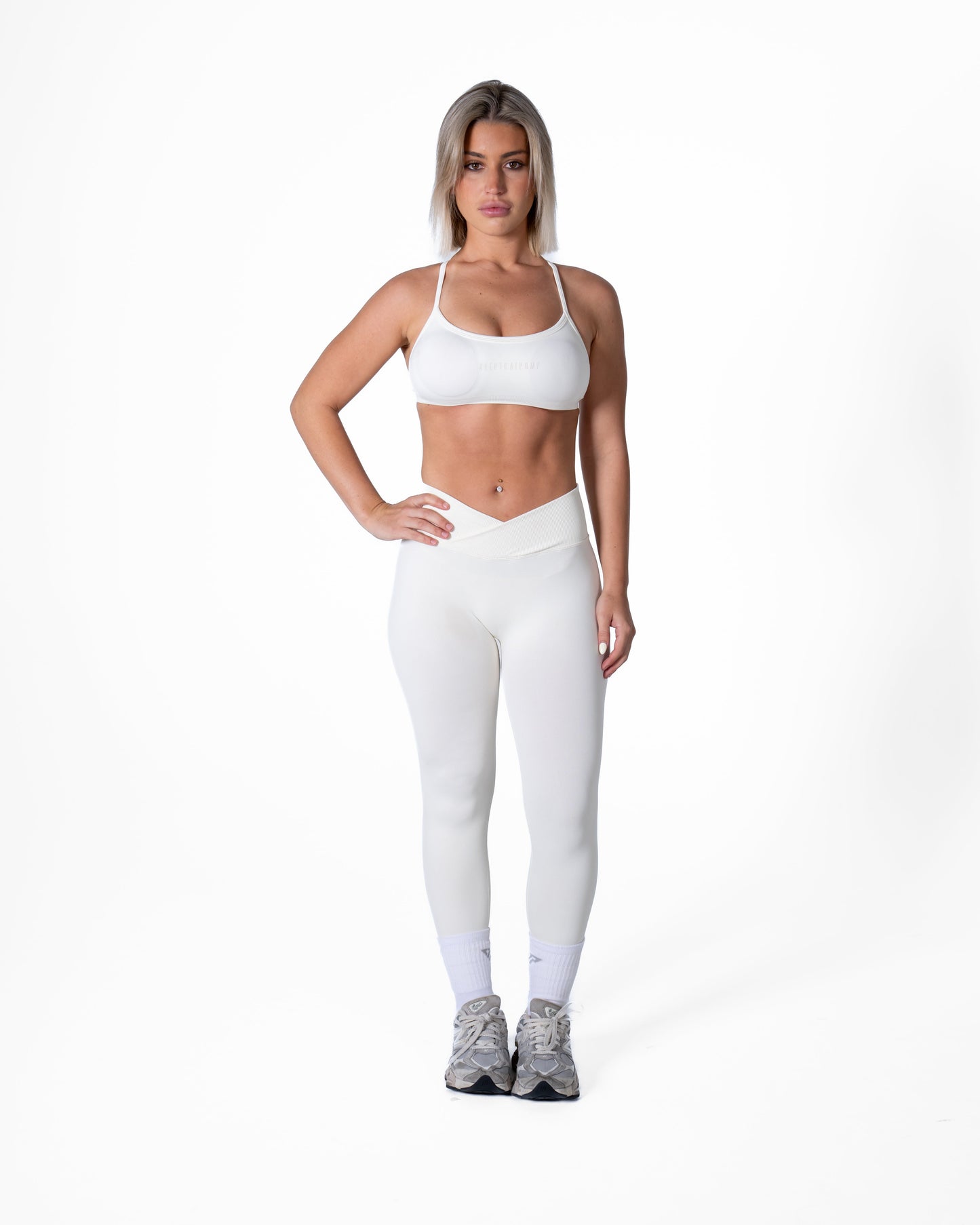 CORE V-WAIST LEGGING - OFF WHITE
